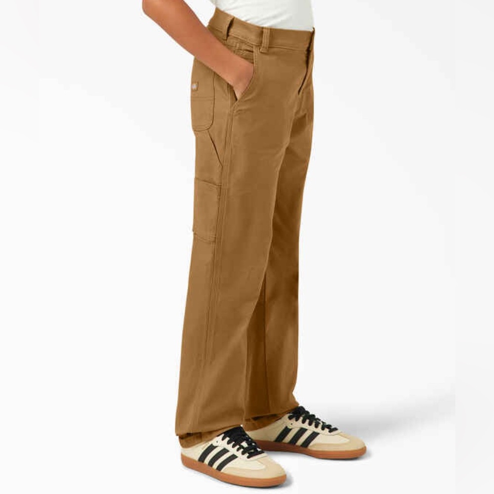 Kids Brown Cargo Pants
